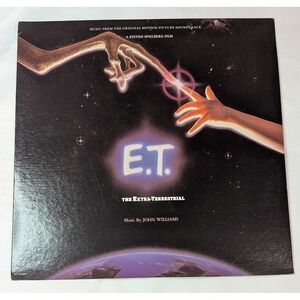 MCA E.T. The Extra-Terrestrial Soundtrack Vinyl LP 12" Black Good John Williams